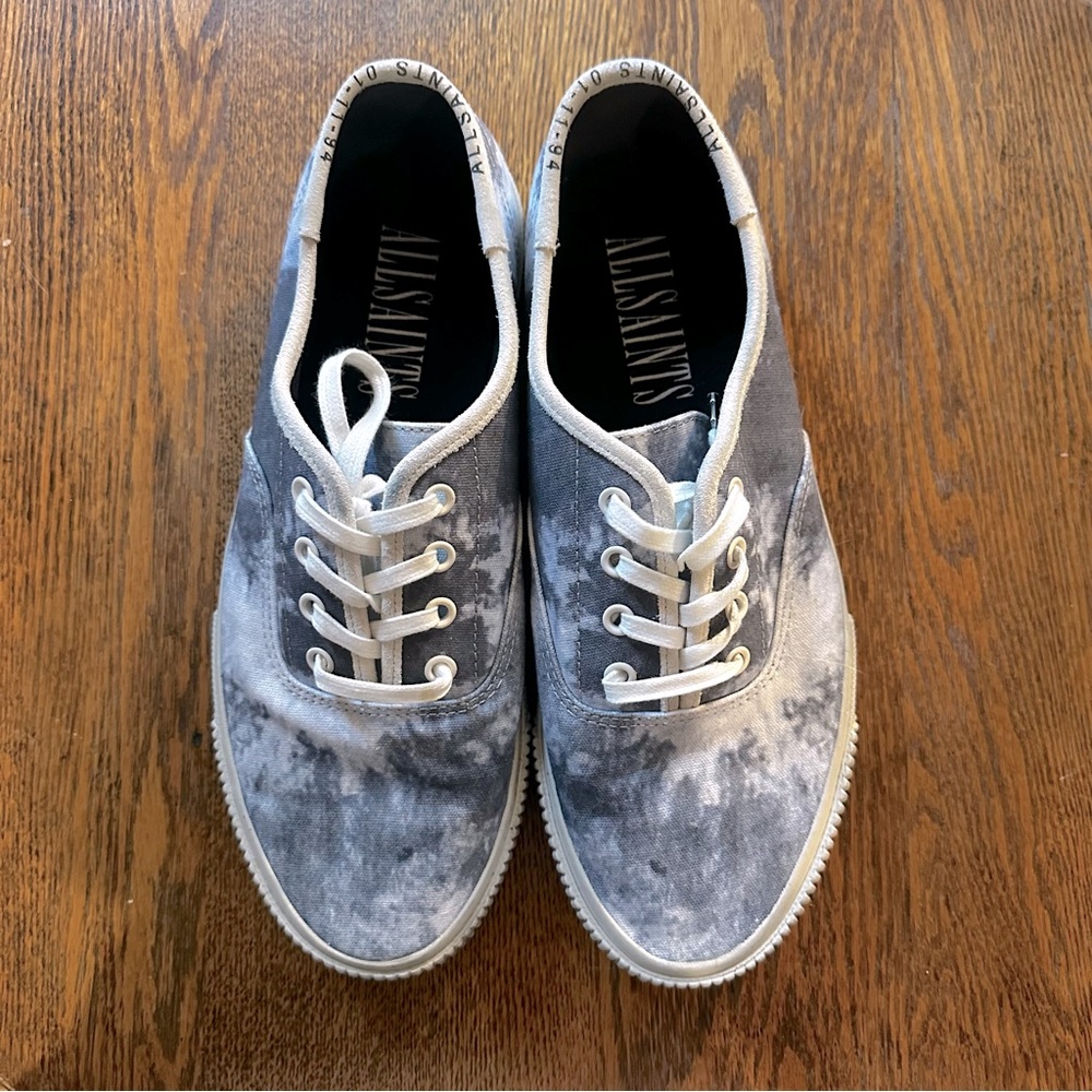 COPY - All saints Lex trainer size 43 US 10. Tie dye